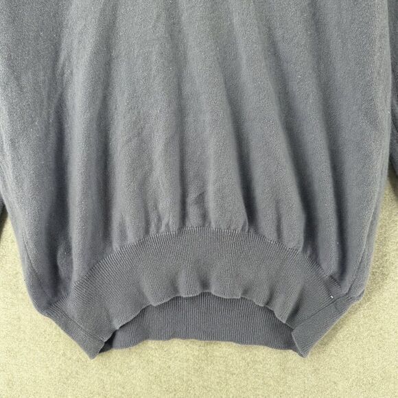 Loro Piana 100% Baby Cashmere Sweater Mens‎ 50IT MED Long Sleeve V Neck Purple - Picture 5 of 14